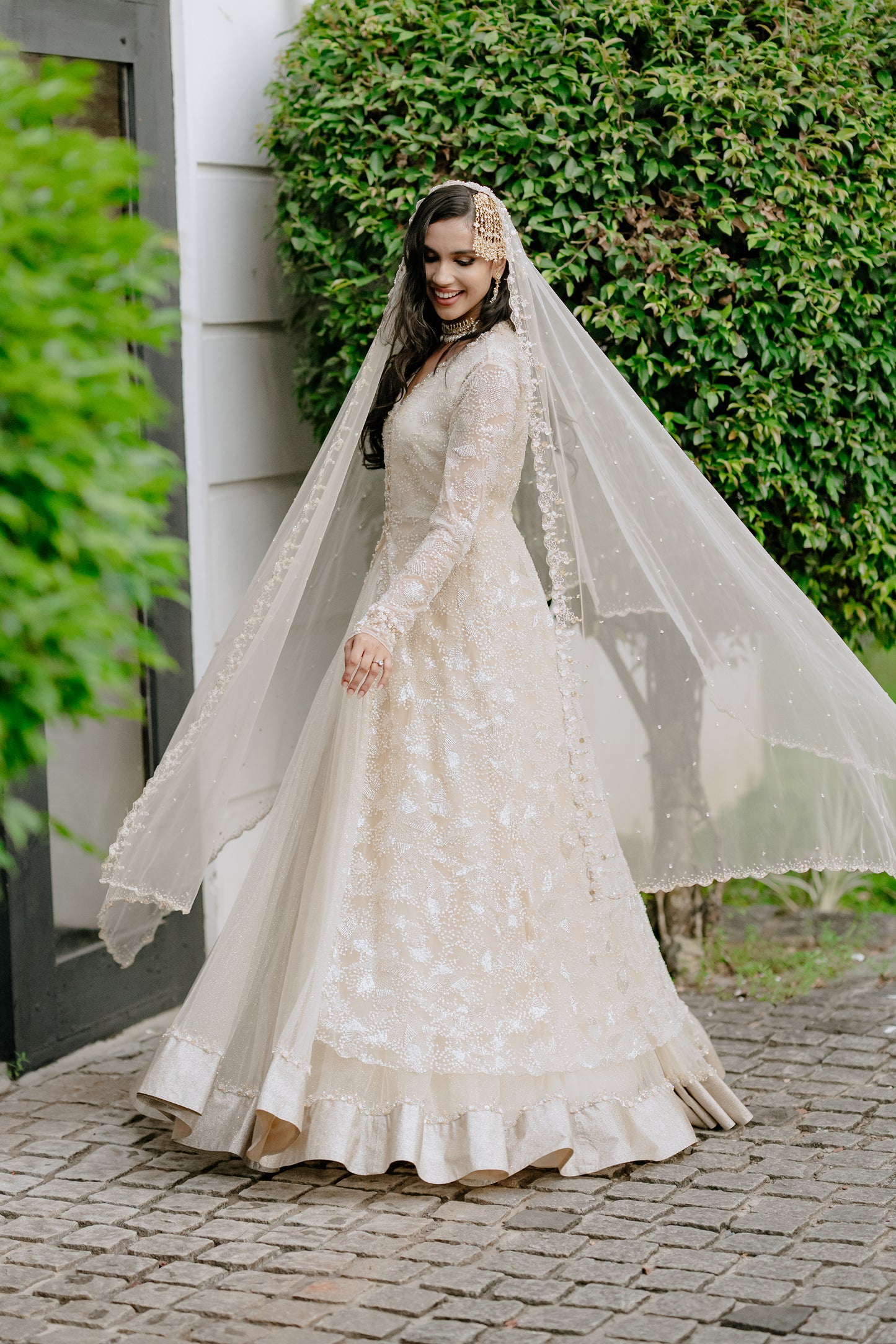 Paris muslim bridal lehenga