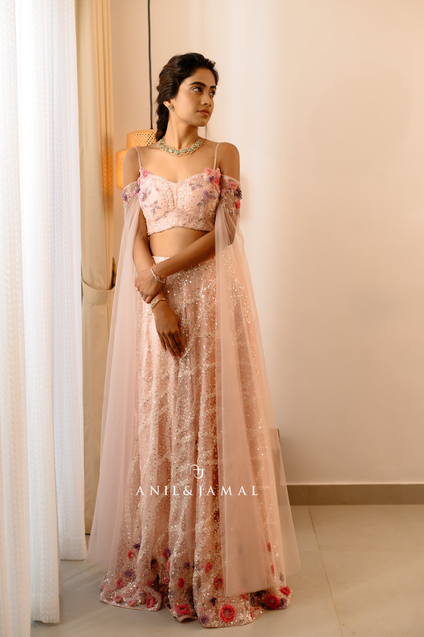 Paris corset lehenga