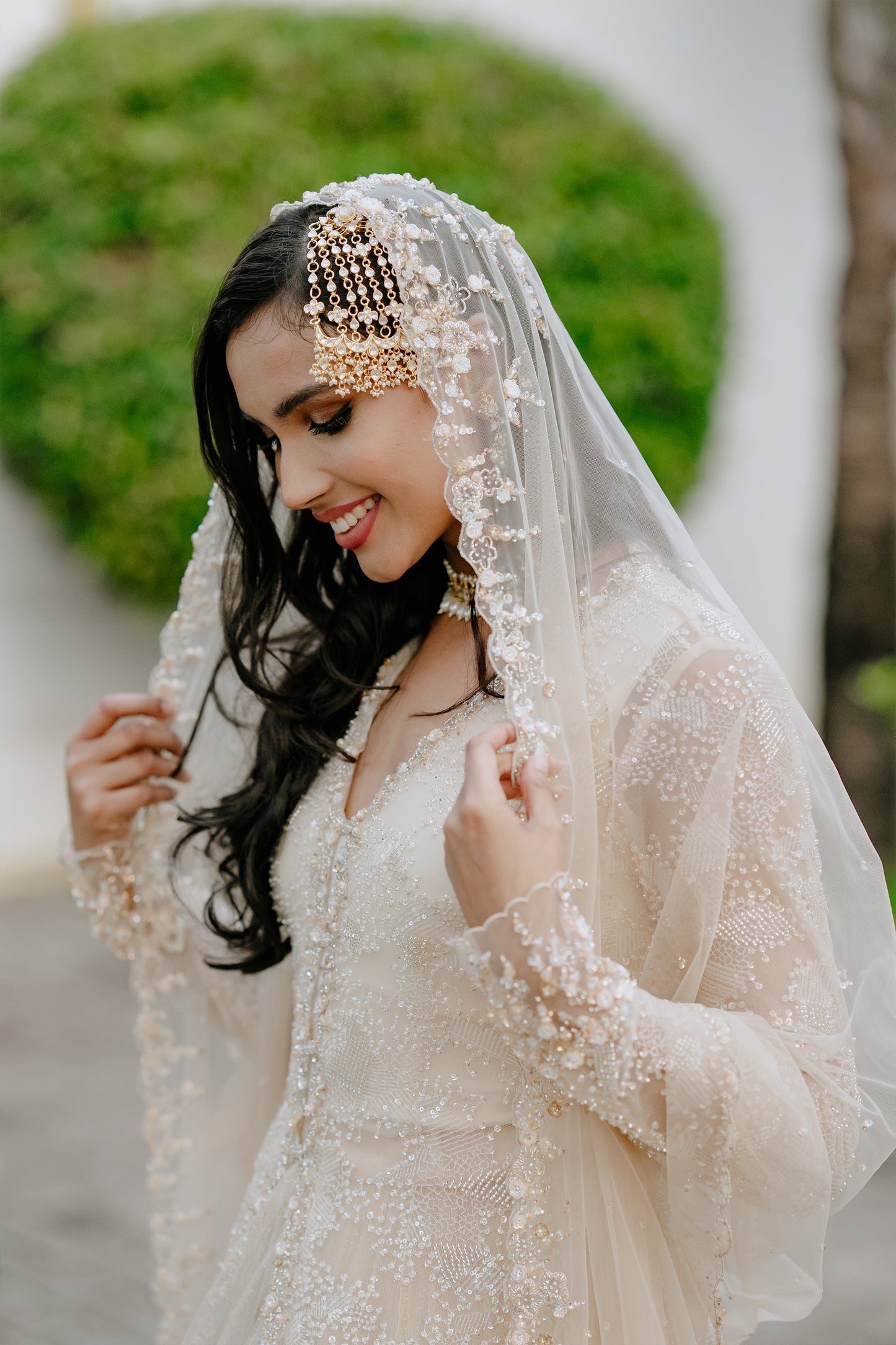 Paris muslim bridal lehenga