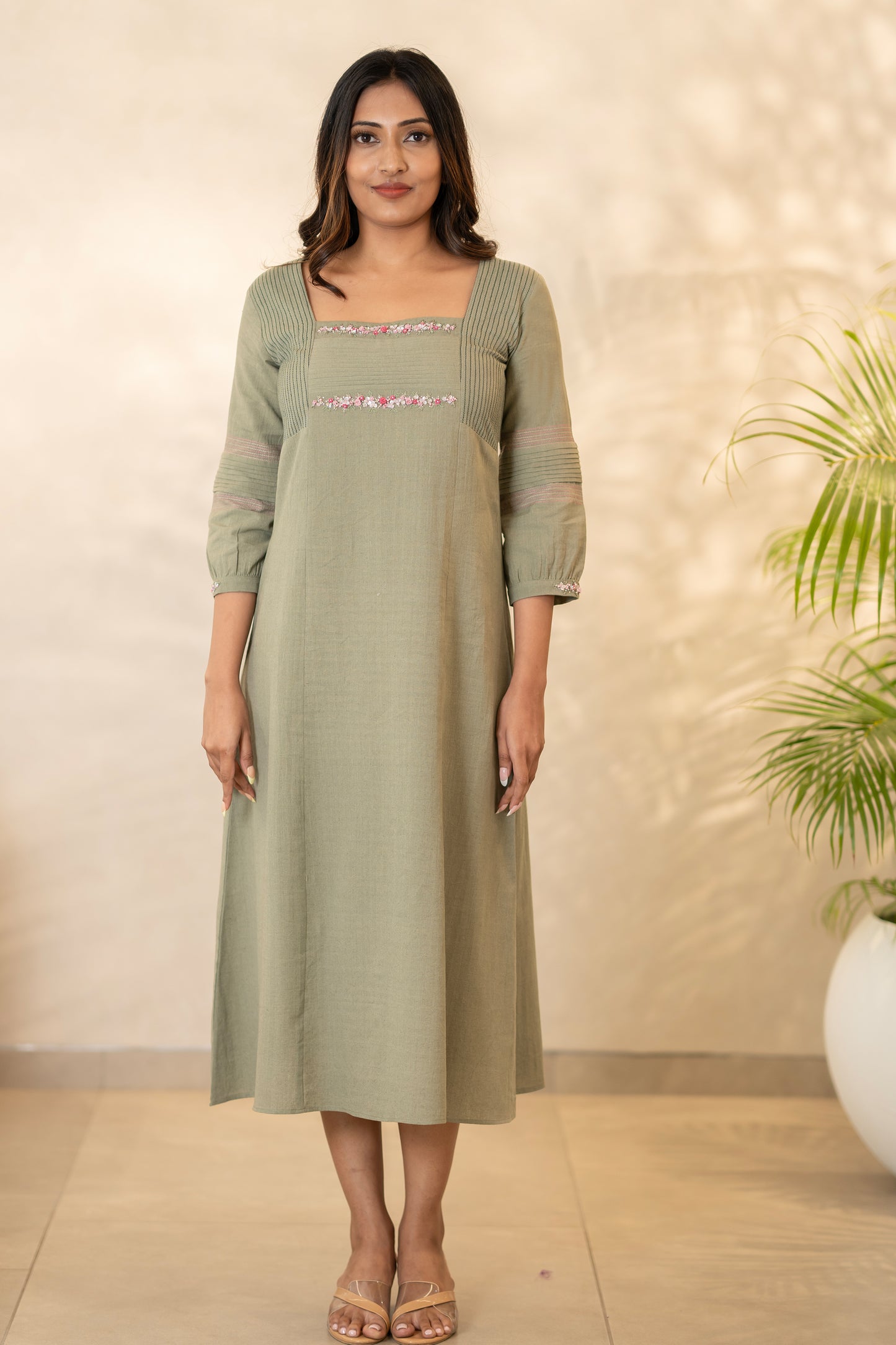 Laurel Olive Green Kurta