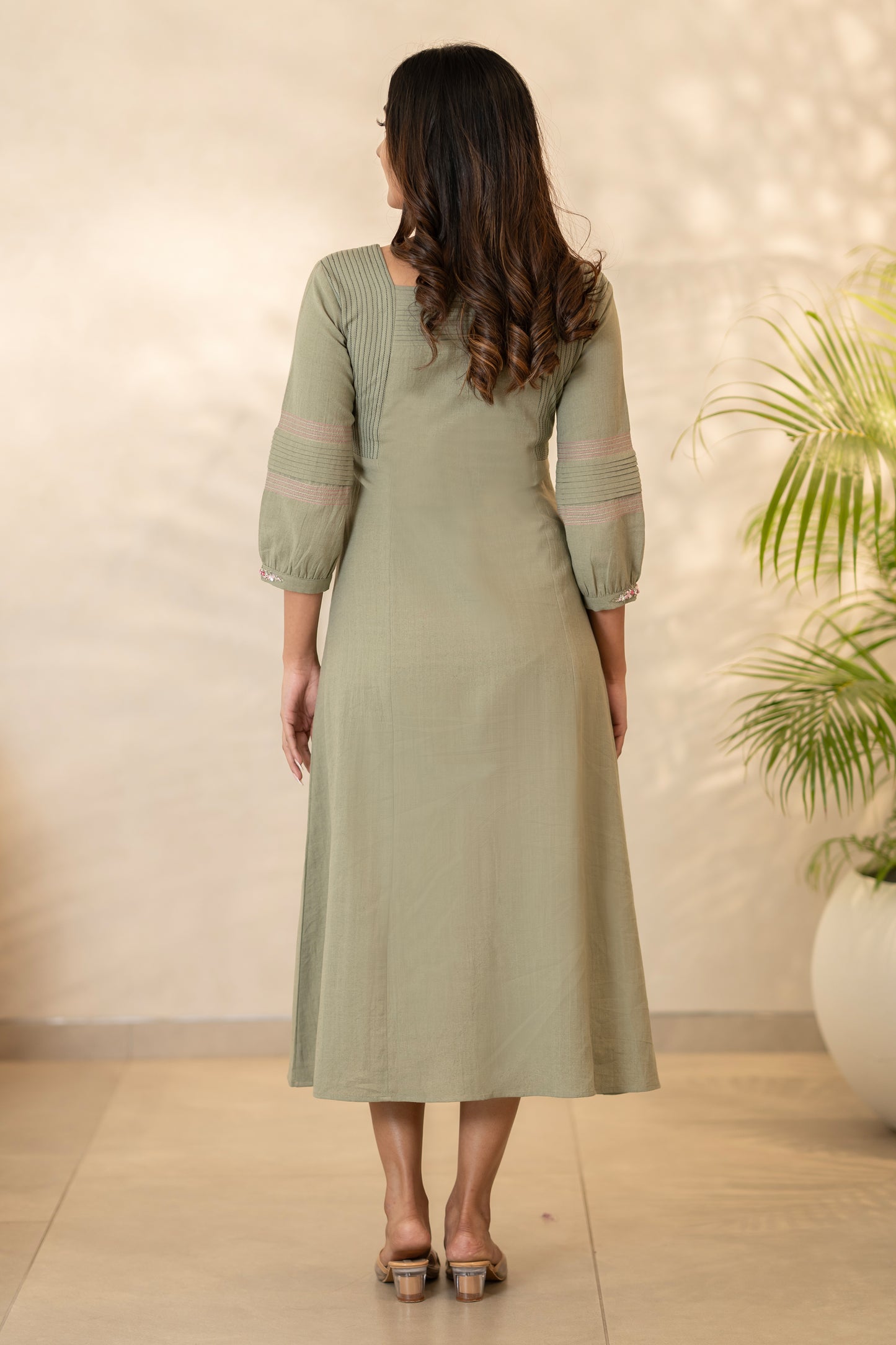 Laurel Olive Green Kurta