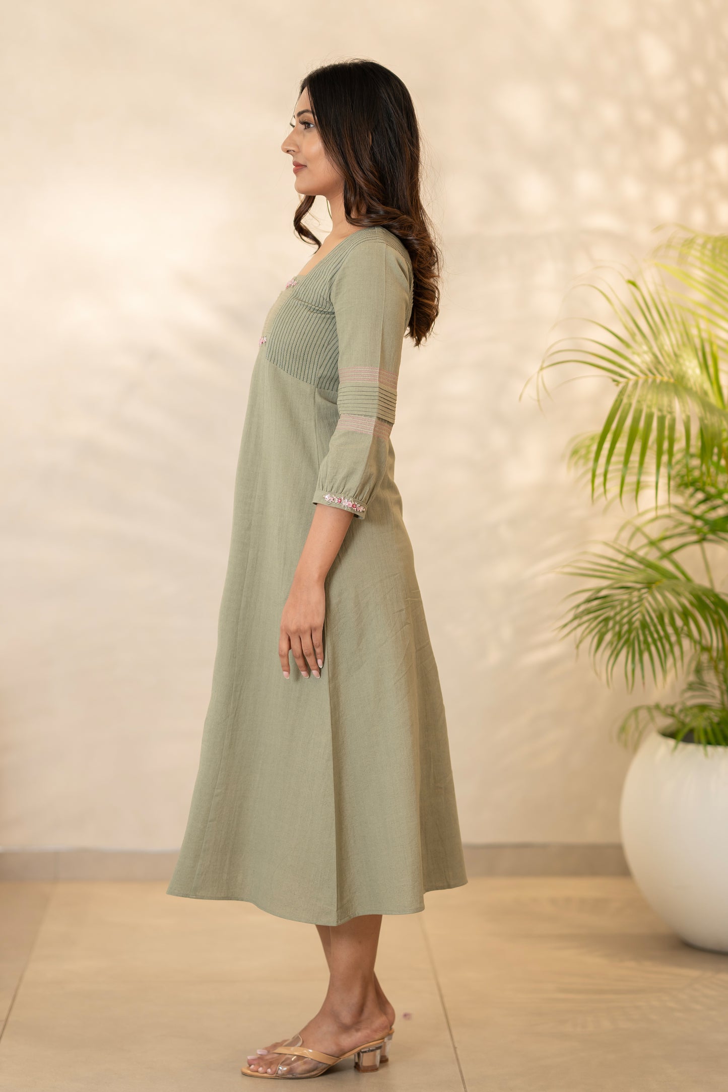 Laurel Olive Green Kurta