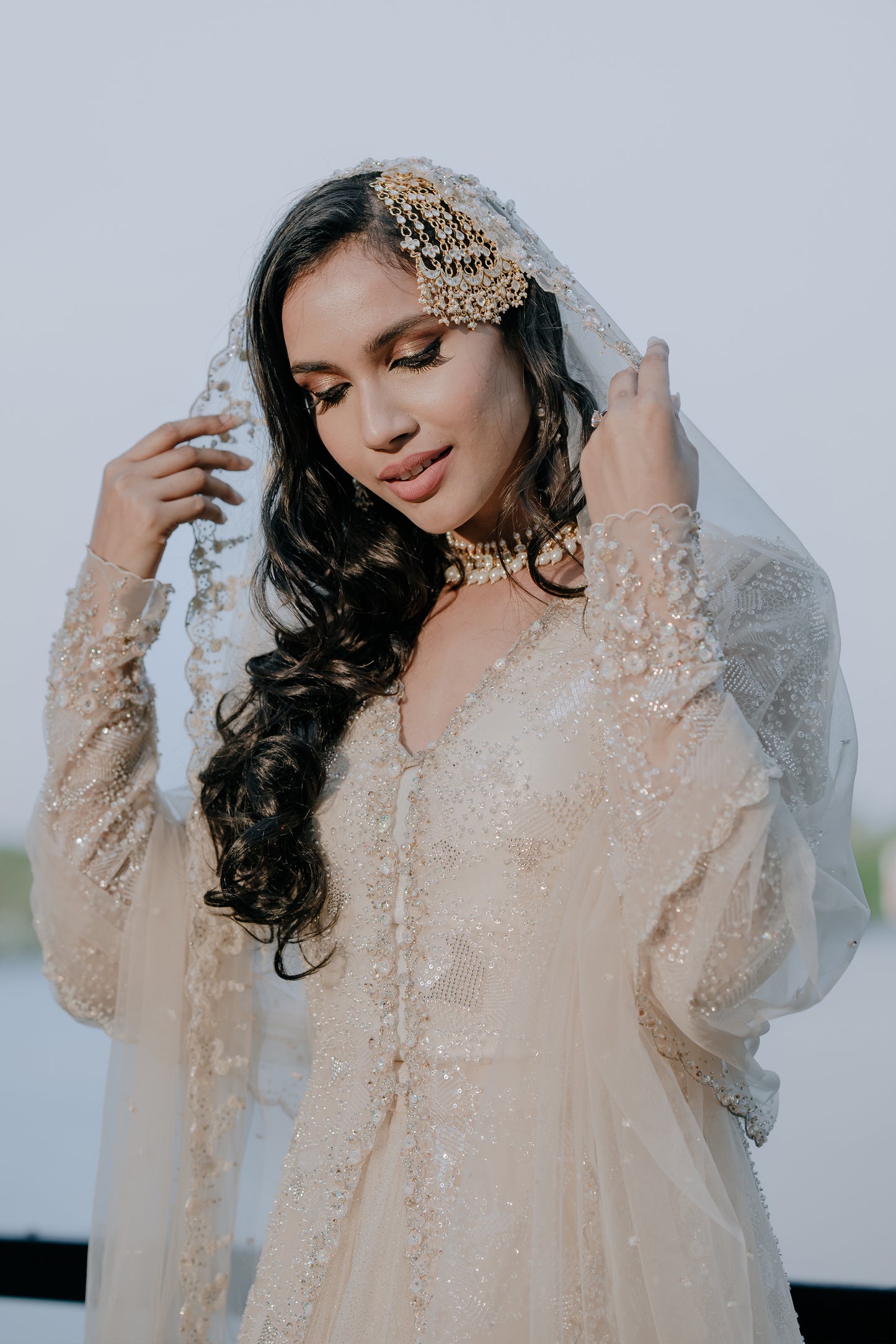 Paris muslim bridal lehenga