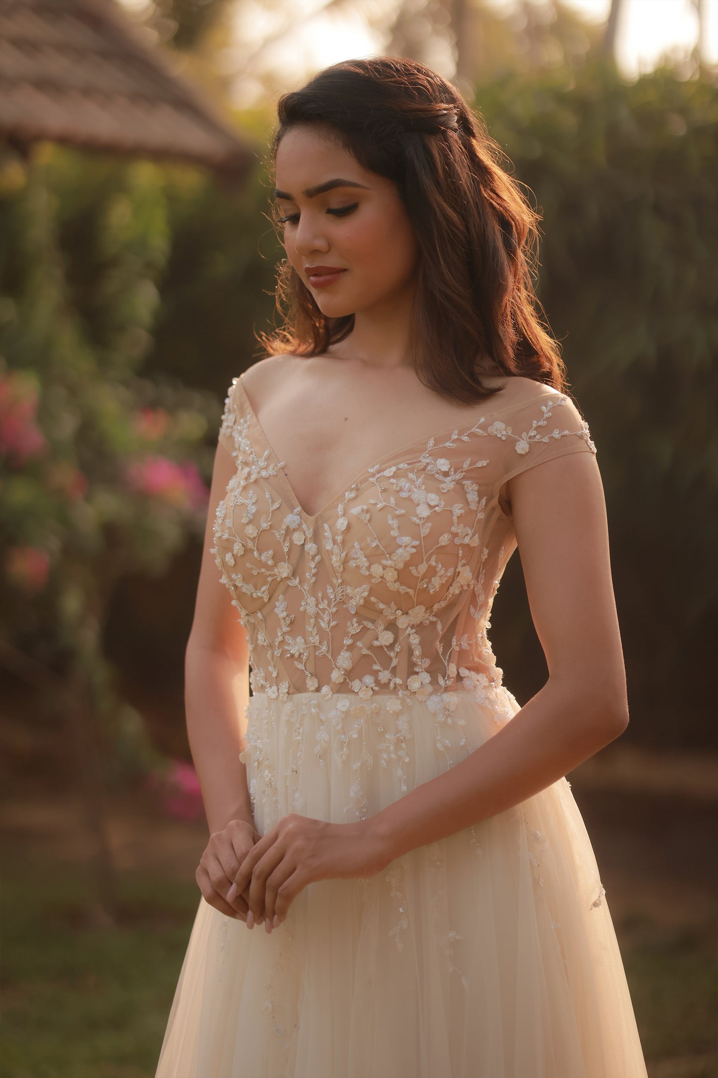 Paris designer bridal gown