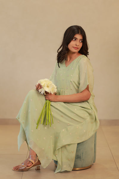 Pista green Kaftan