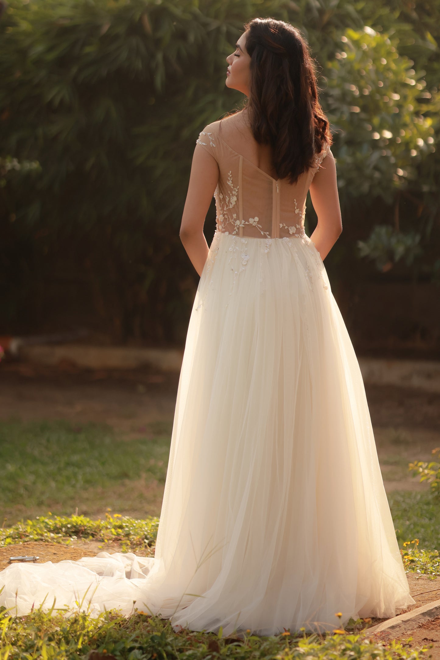 Paris designer bridal gown