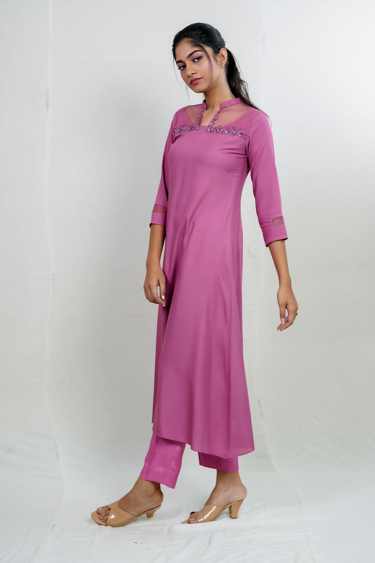 PARIS ORCHID PINK KURTI