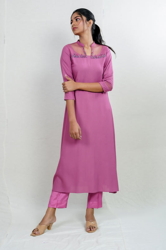 PARIS ORCHID PINK KURTI